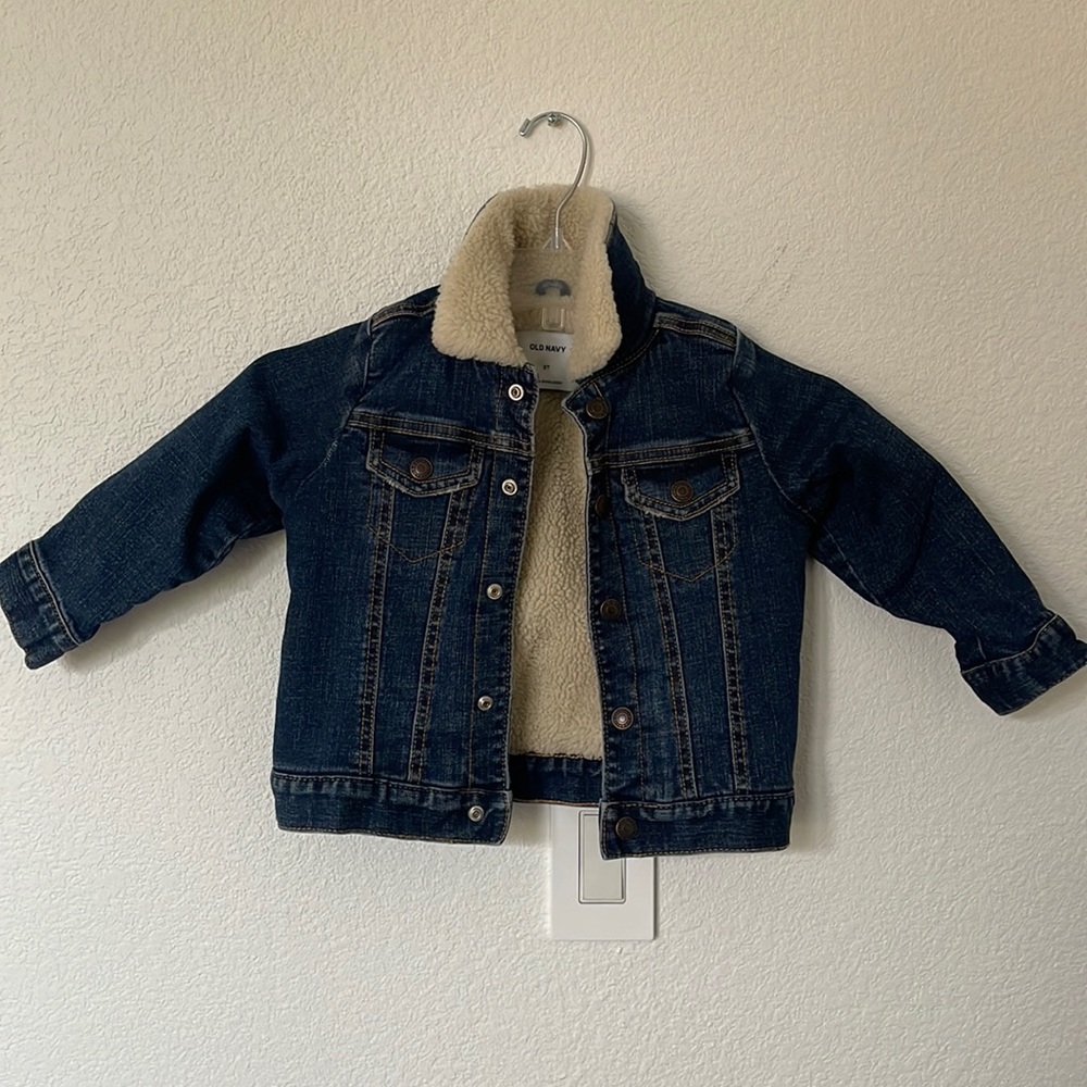 Toddler Sherpa Jean Jacket